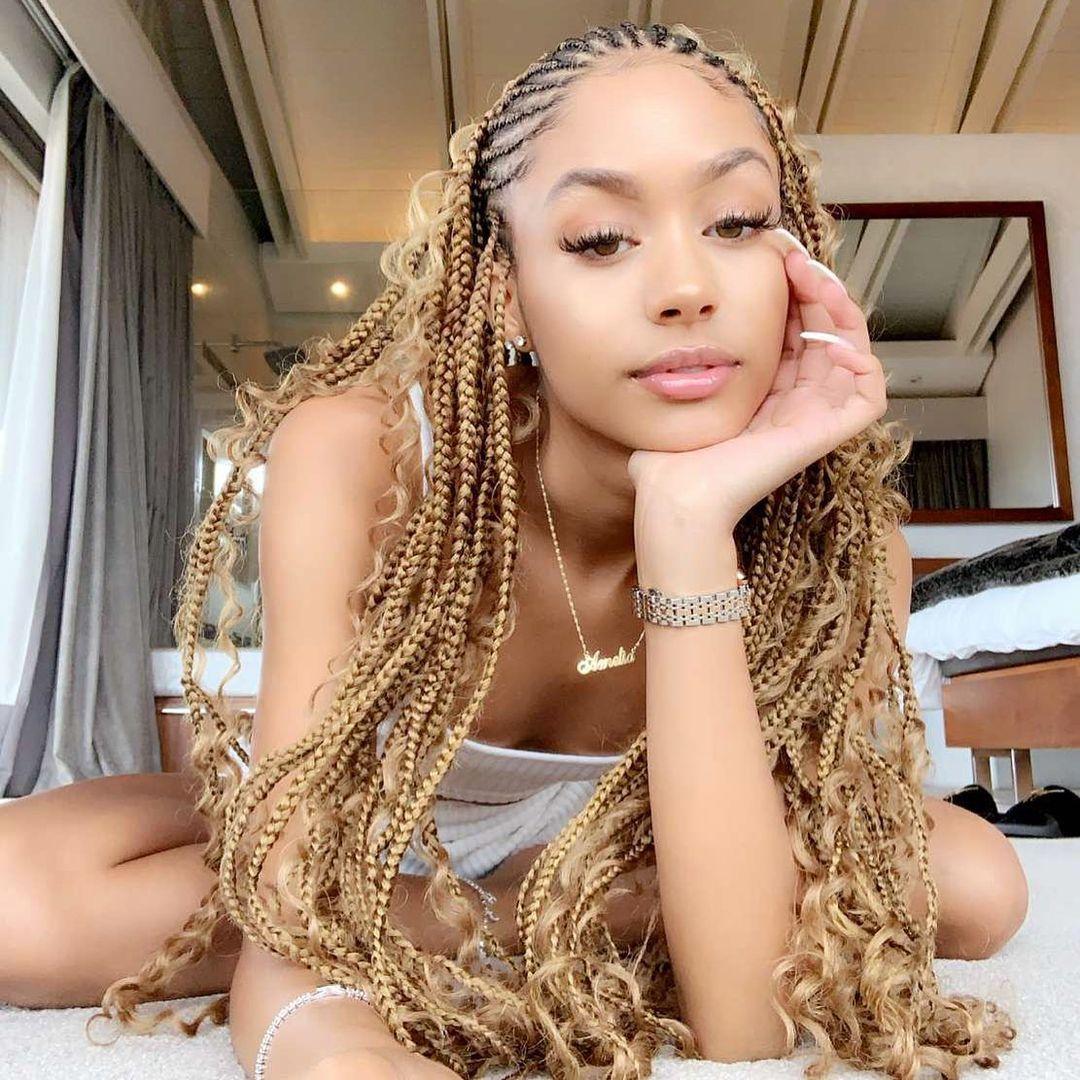 long braided hairstyle